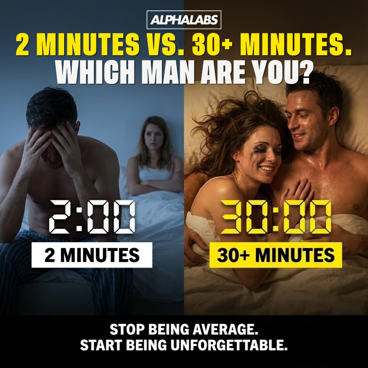 STOP BEING AVERAGE IN THE BEDROOM