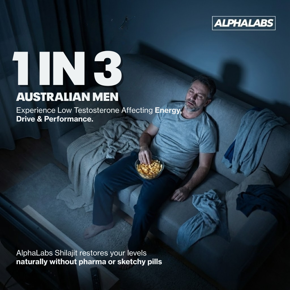1 IN 3 AUSSIE MEN HAVE LOW TESTOSTERONE